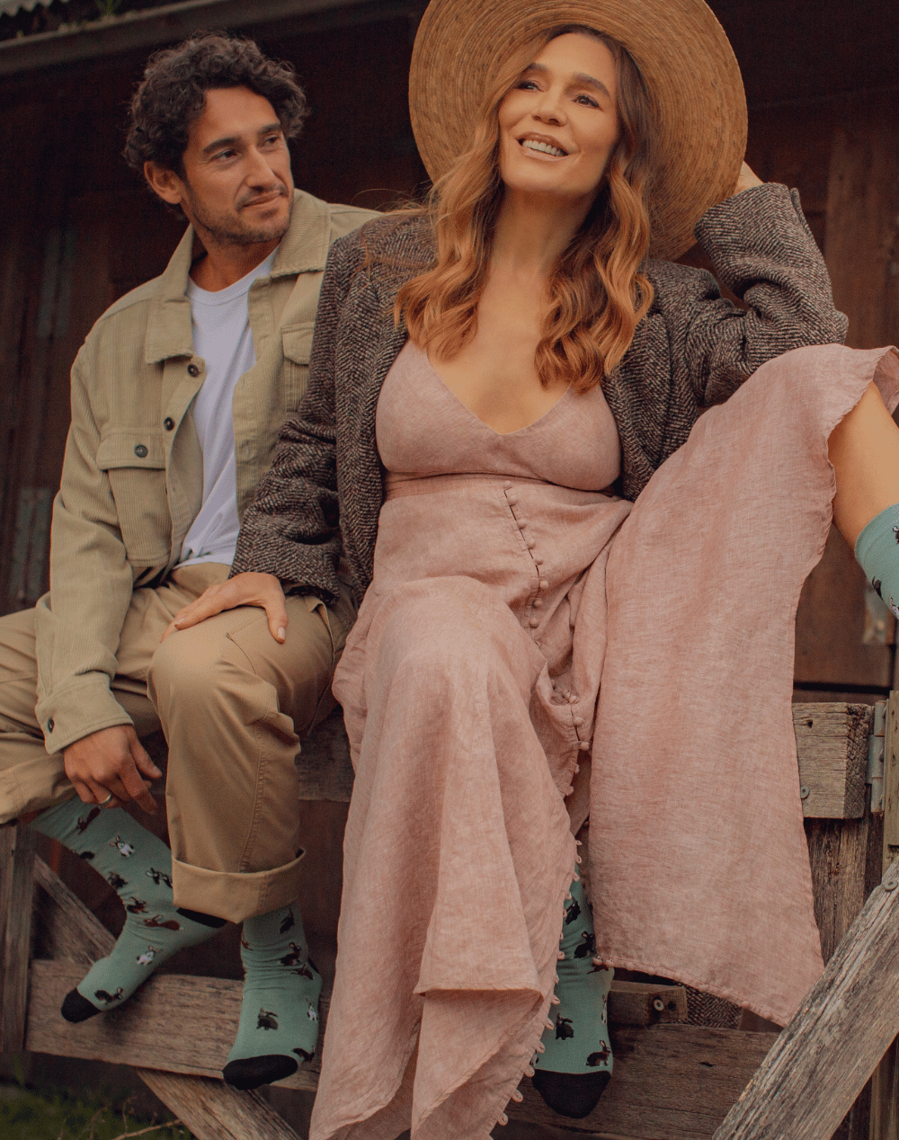 MENS HARES BAMBOO SOCK