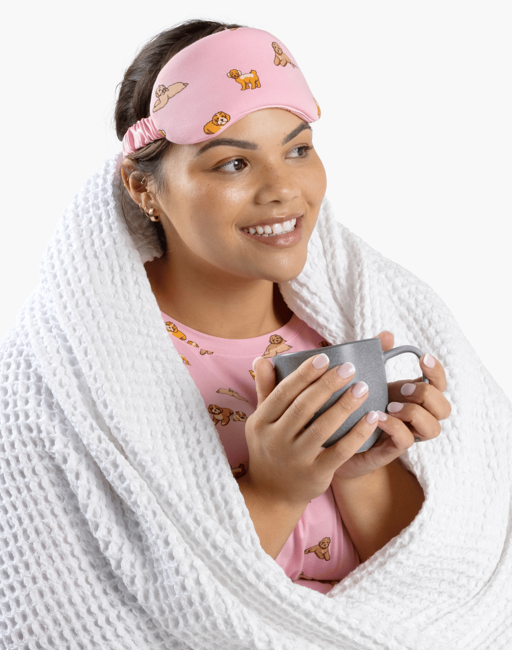 LUXE BAMBOO JERSEY CAVOODLES SLEEP MASK