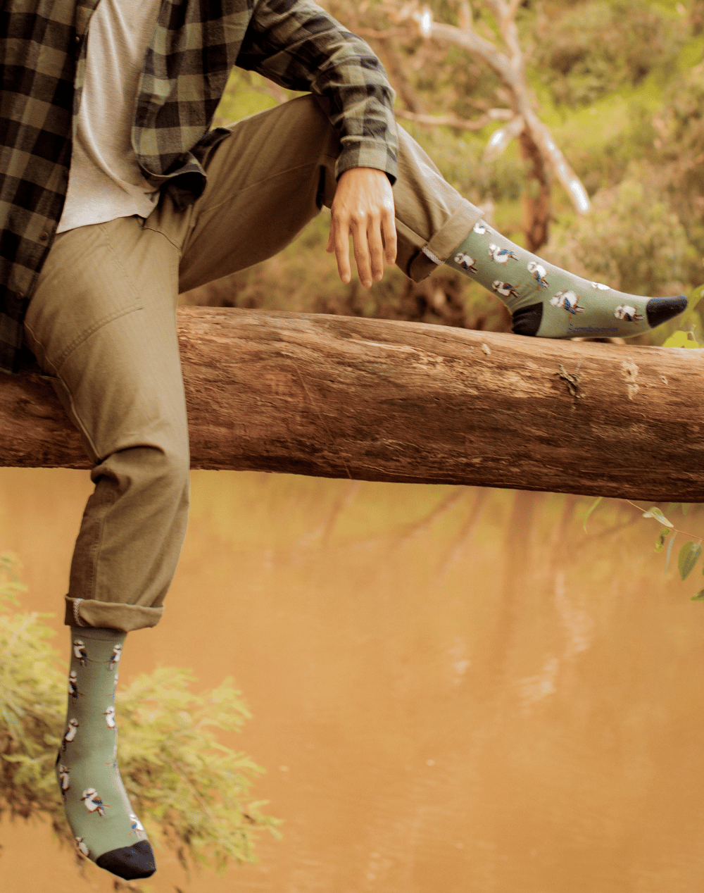 MENS KOOKABURRA BAMBOO SOCK