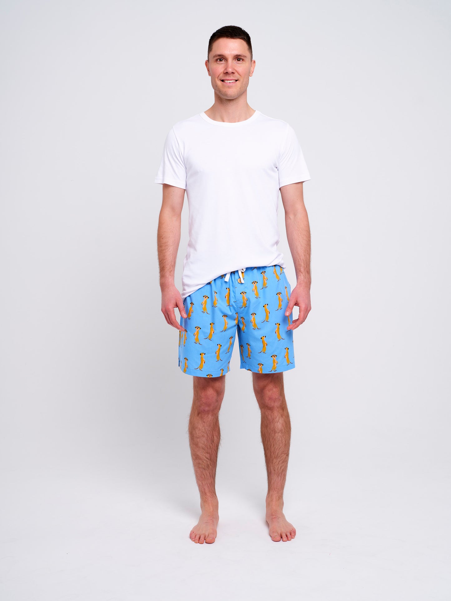 MENS MEERKAT BAMBOO WOVEN SLEEP SHORT