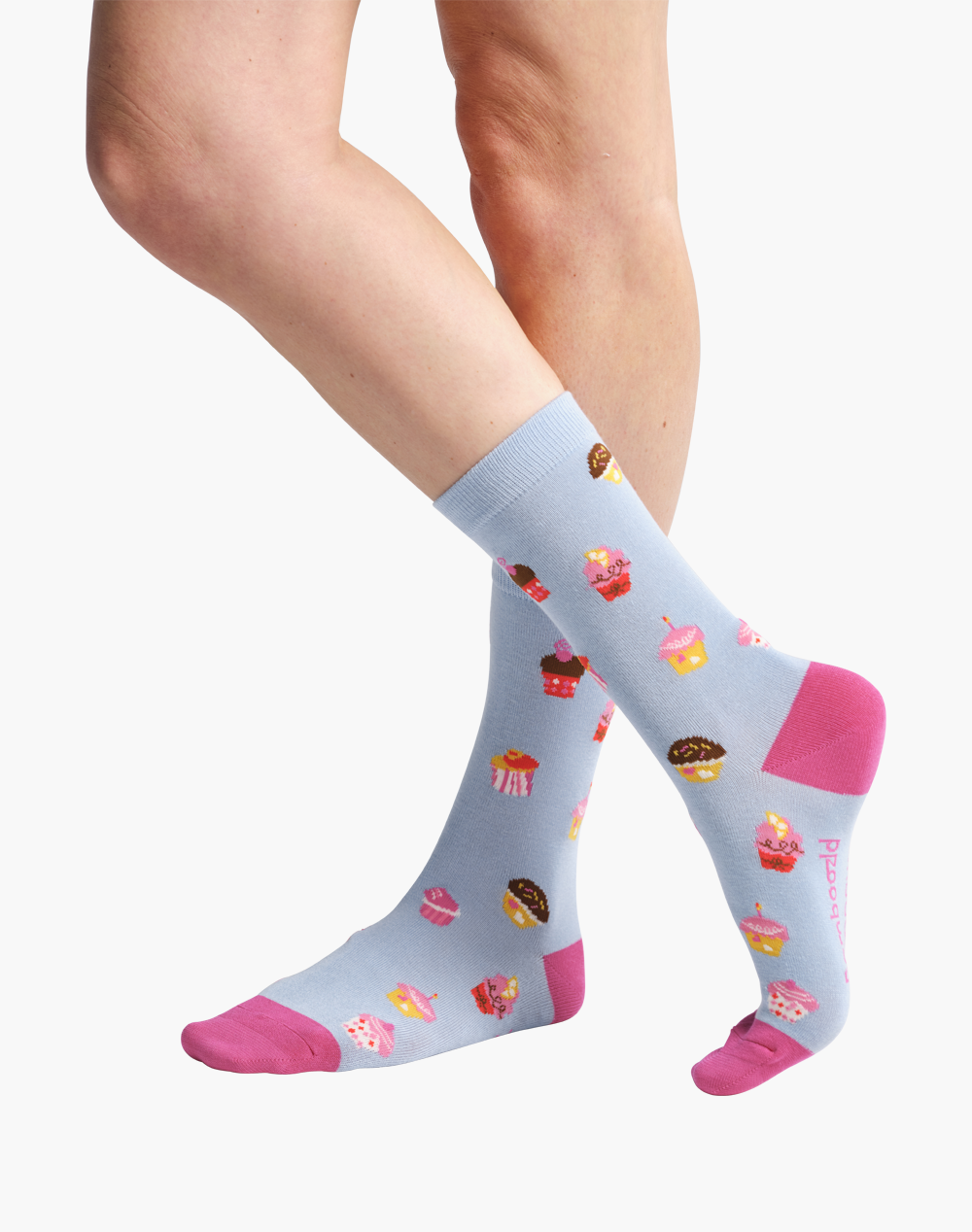 WOMENS CUPCAKES BAMBOO SOCK