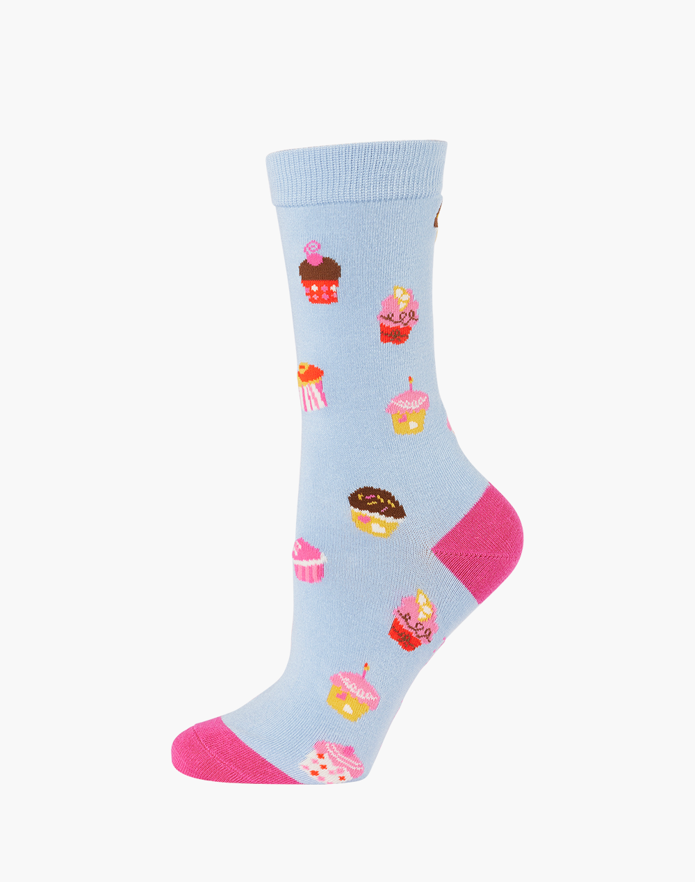 WOMENS CUPCAKES BAMBOO SOCK