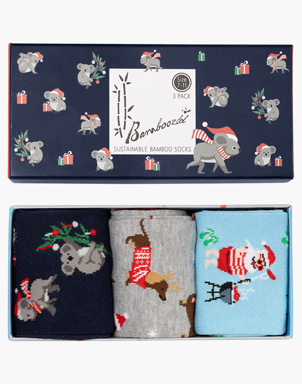 MENS AUSSIE XMAS 3PK GIFT BOX