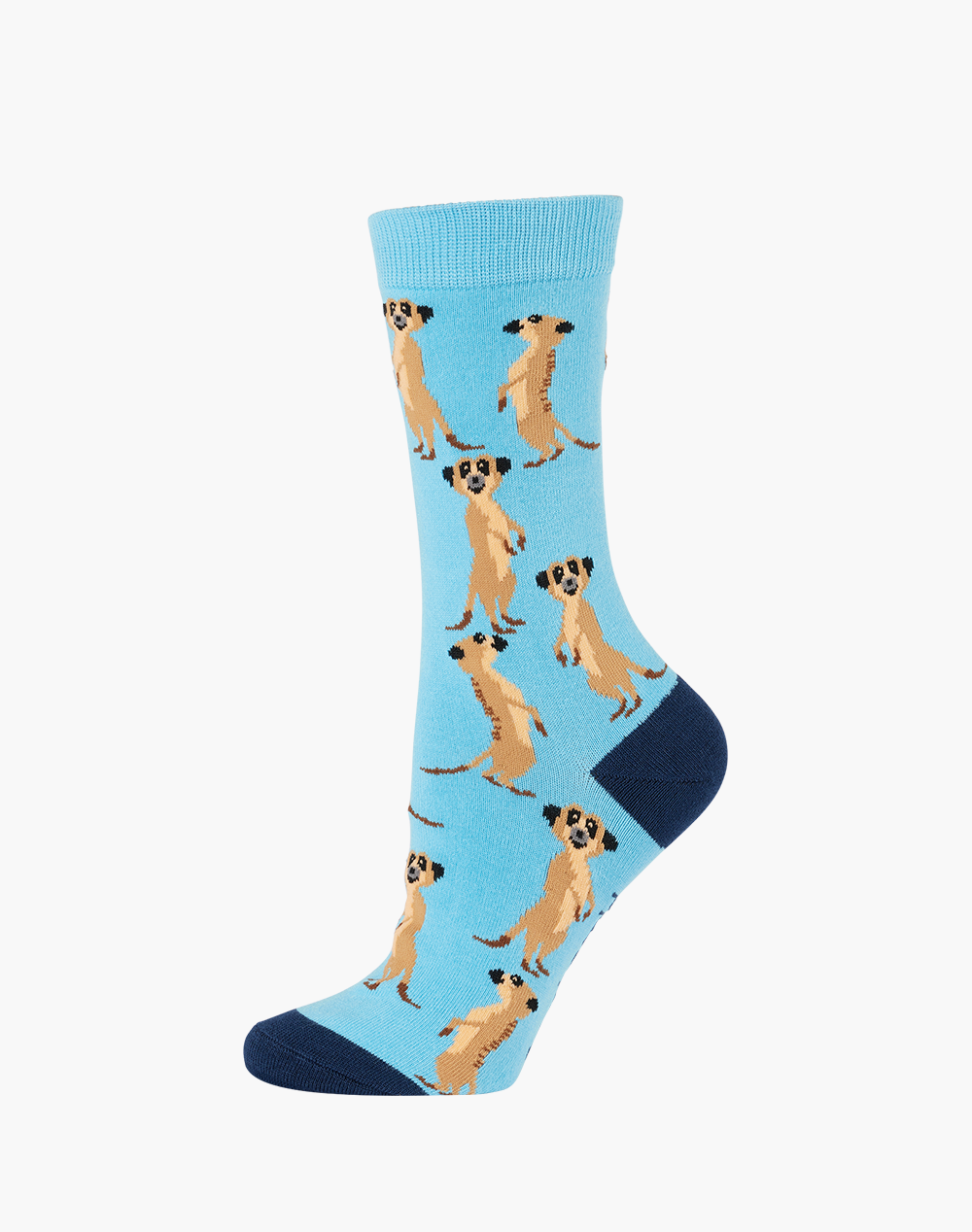 WOMENS MEERKATS BAMBOO SOCK