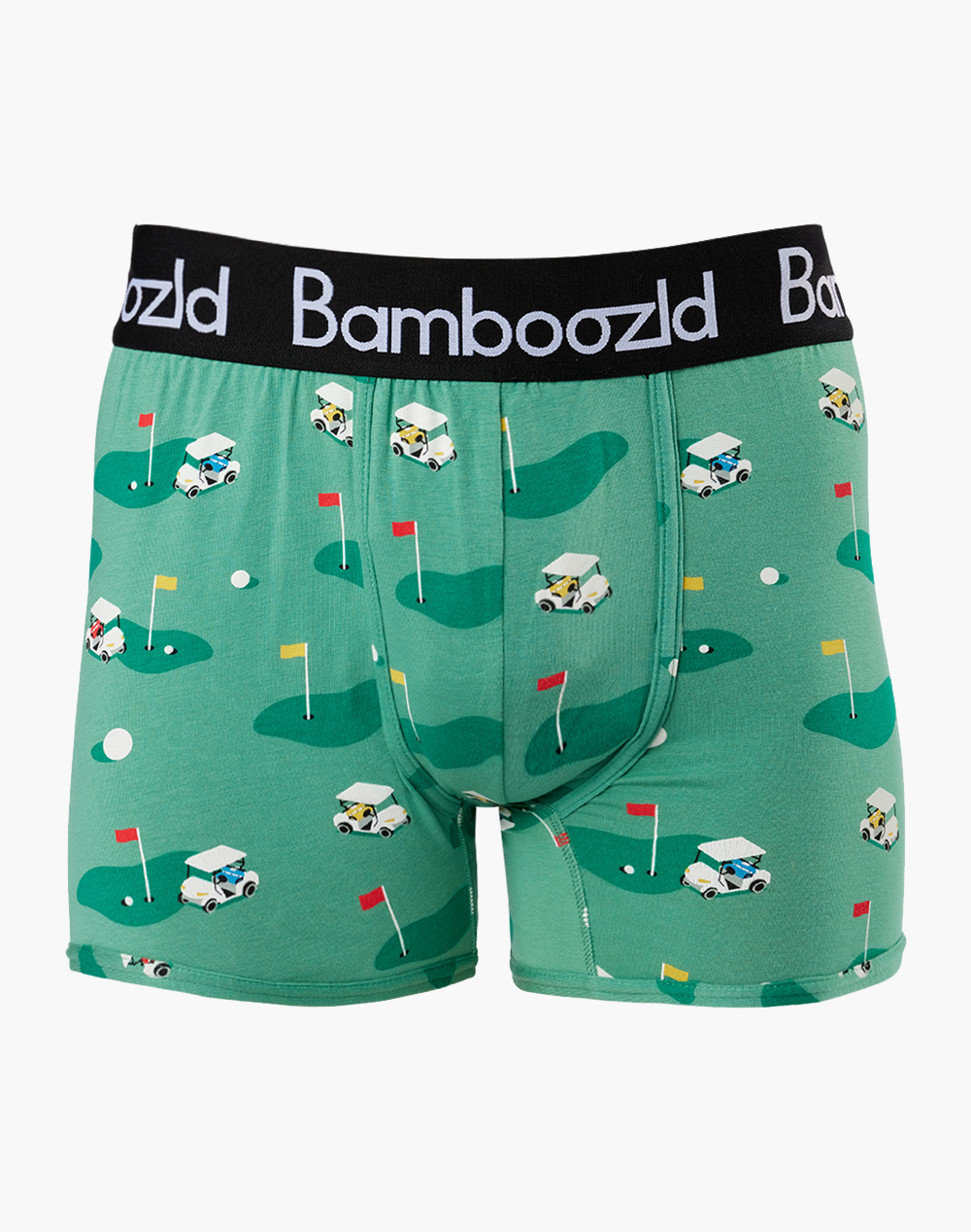 MENS GOLF GREEN BAMBOO TRUNK