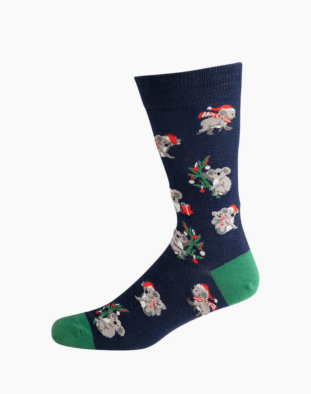 MENS XMAS KOALA BAMBOO SOCK CARD