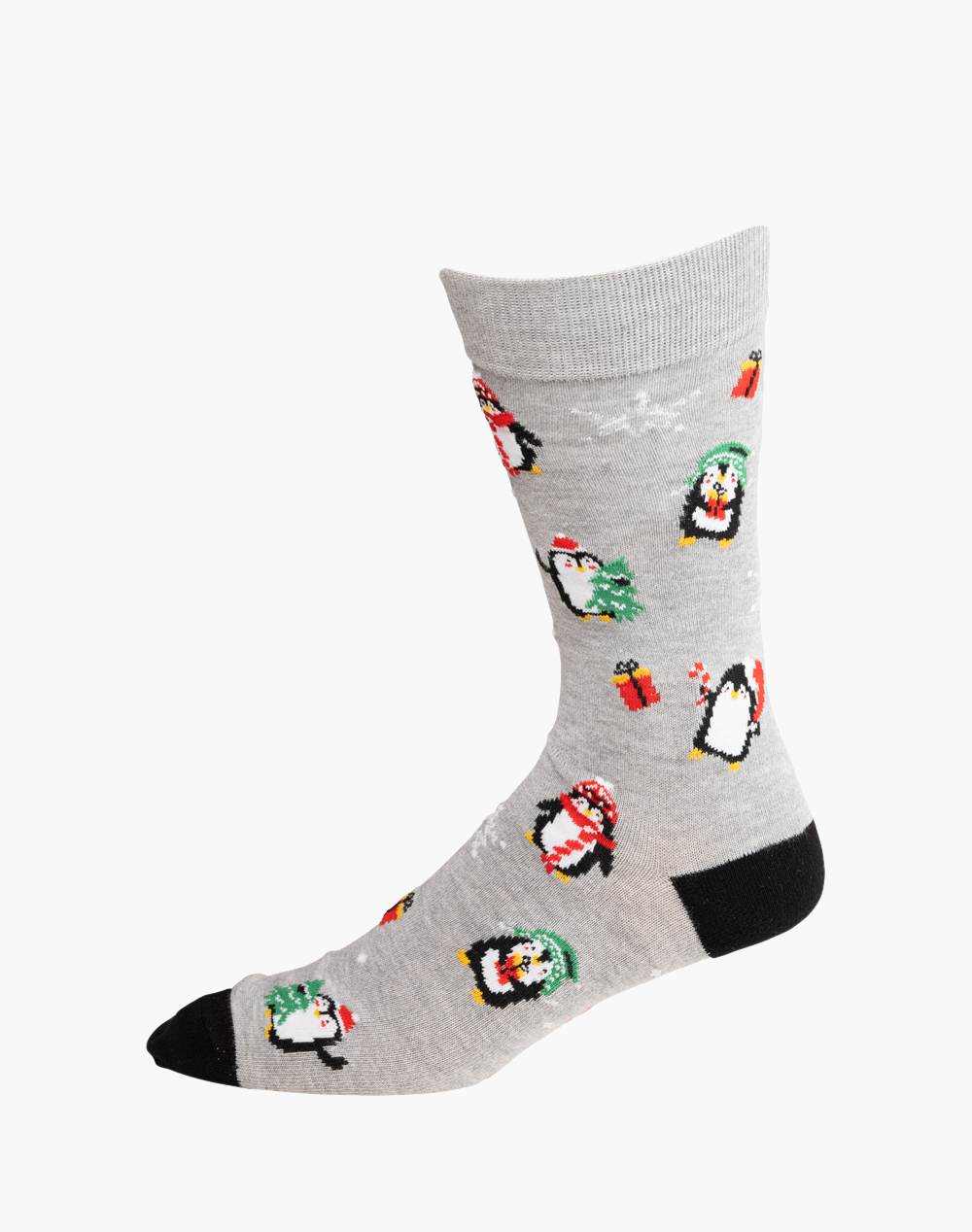 MENS XMAS PENGUINS BAMBOO SOCKS