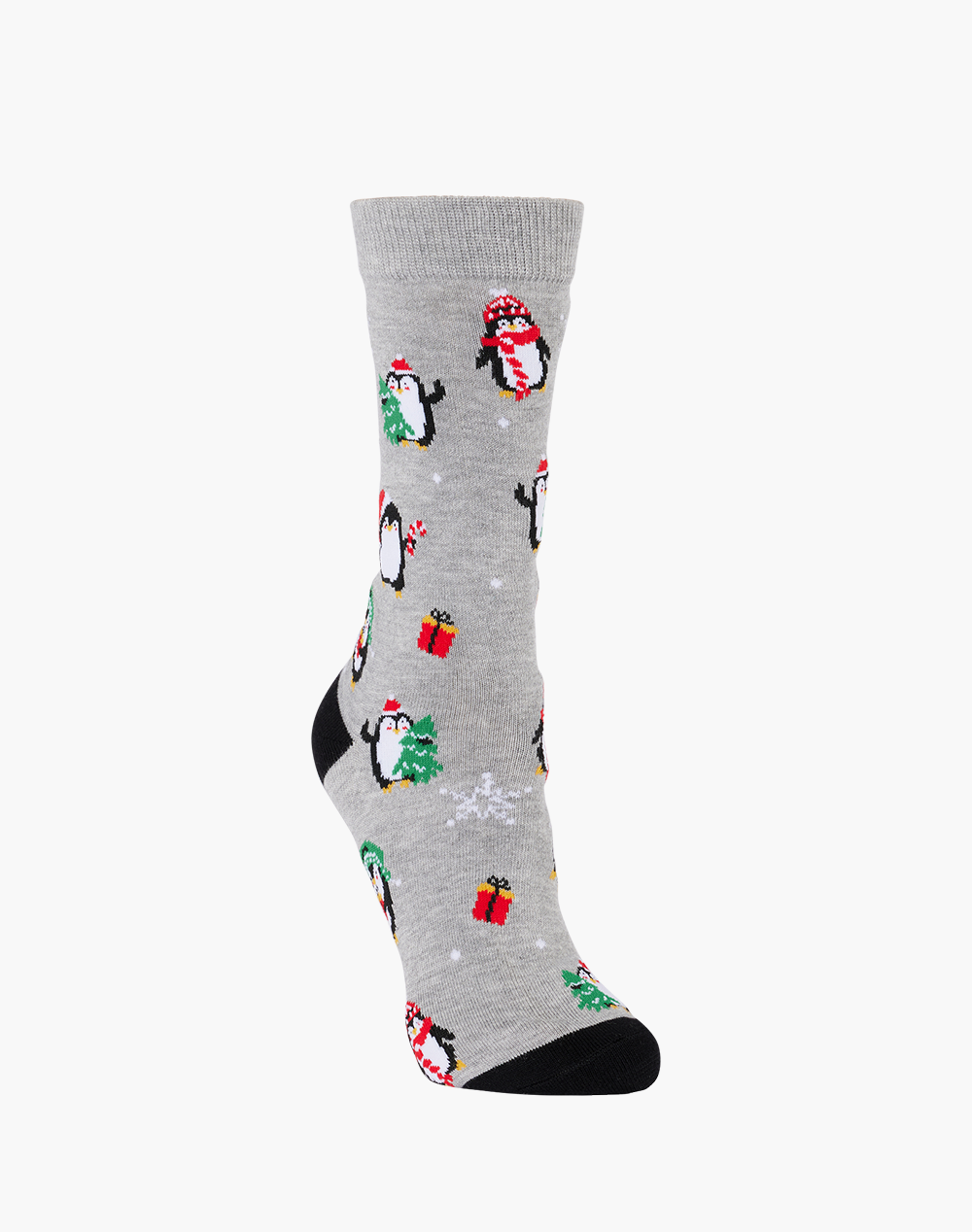 WOMENS CHRISTMAS PENGUINS BAMBOO SOCKS