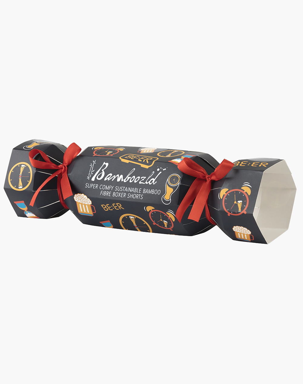 MENS BEER O'CLOCK BAMBOO BOXER SHORT CRACKER