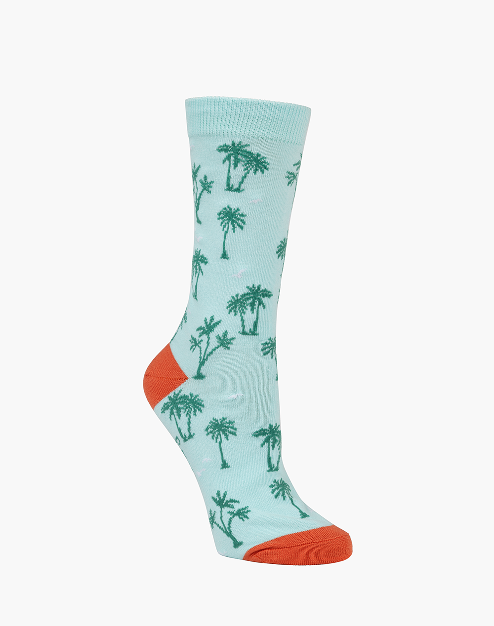 WOMENS PALM TREES BAMBOO SOCK