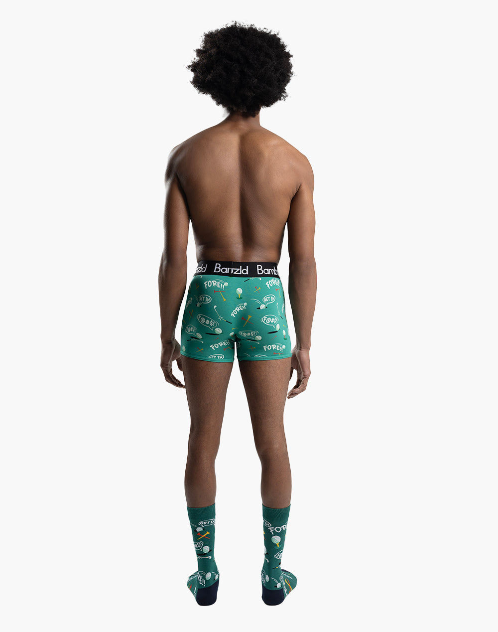 MENS GOLF FORE BAMBOO TRUNK - SMALL & LARGE SIZE ONLY