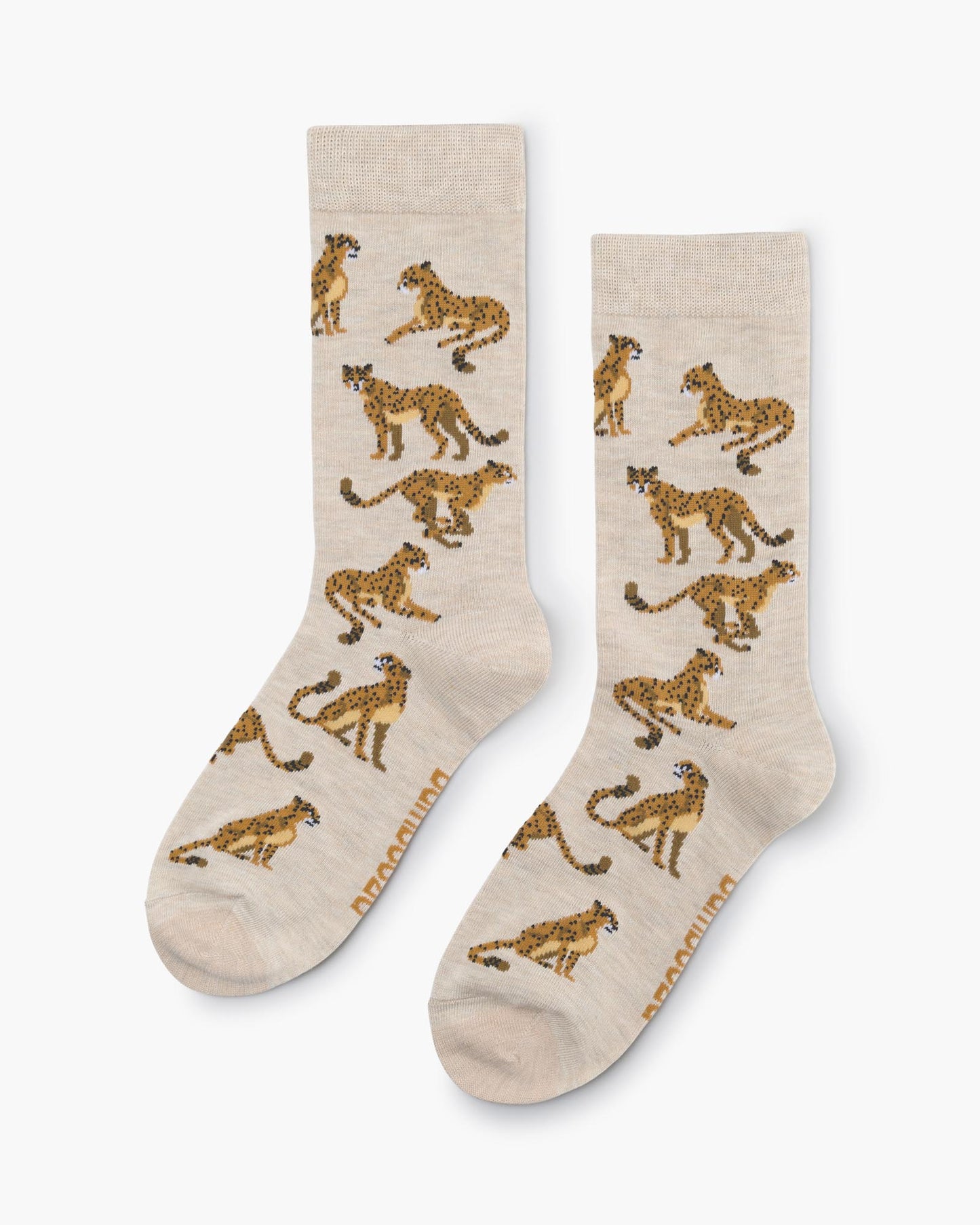 WOMENS CHEETAH BAMBOO SOCK