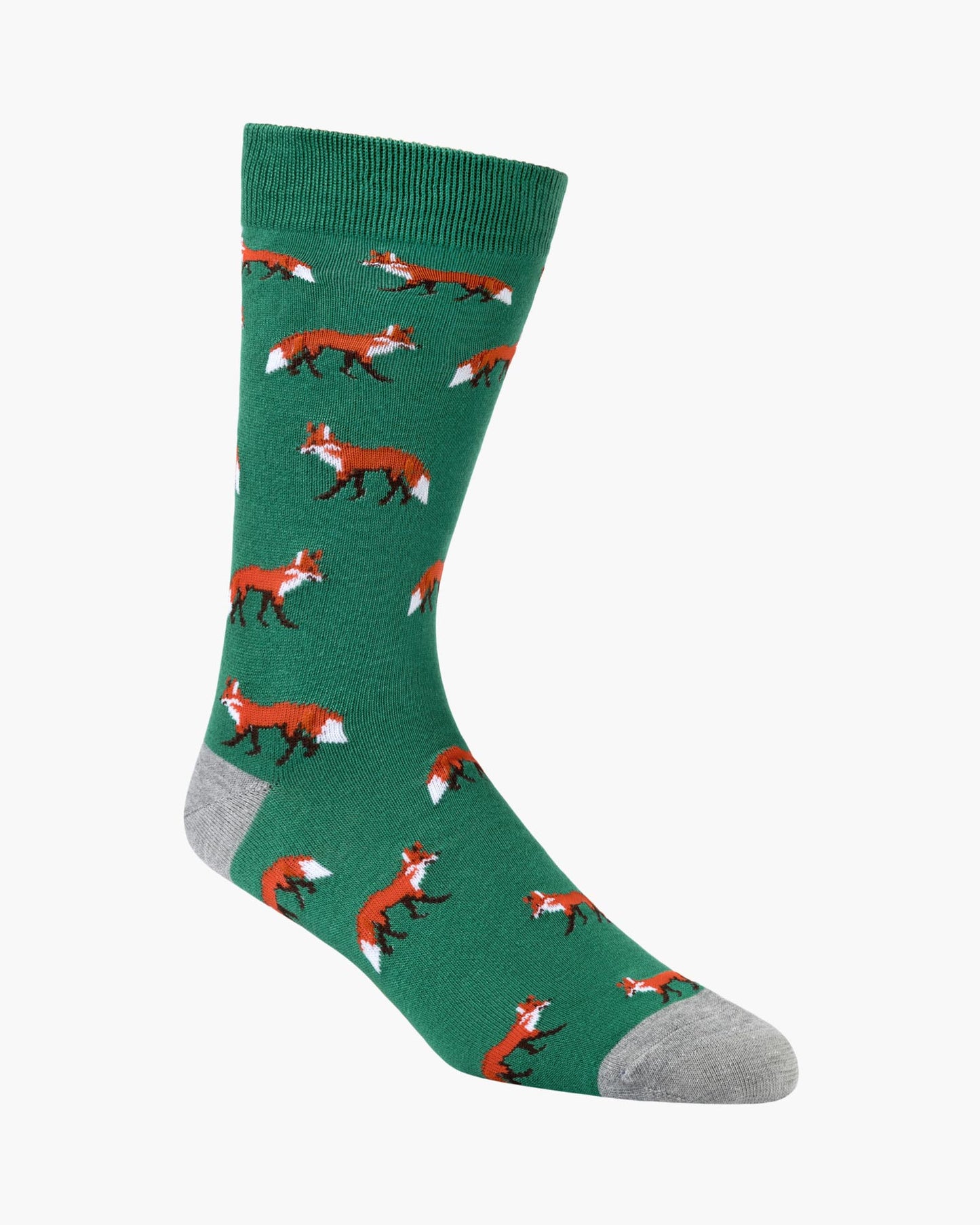 MENS FOXY BAMBOO SOCK - GREEN