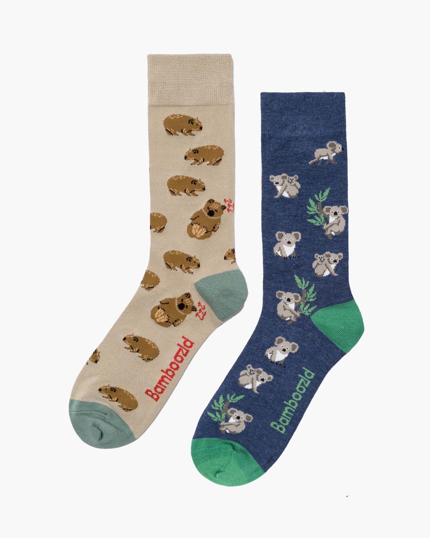 MENS WALLY WOMBAT & KOALA 2PK GIFT BOX