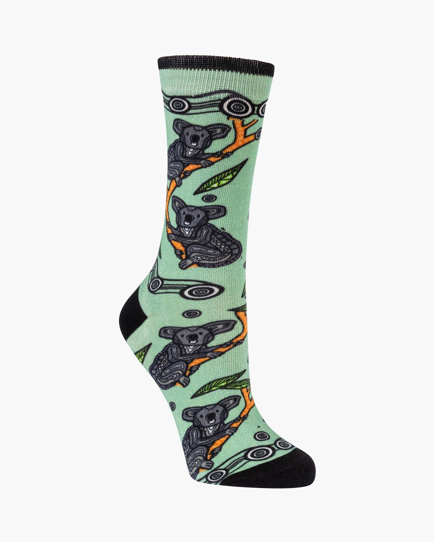 WOMENS NATIVE AUSTRALIAN KOALA BAMBOO SOCK