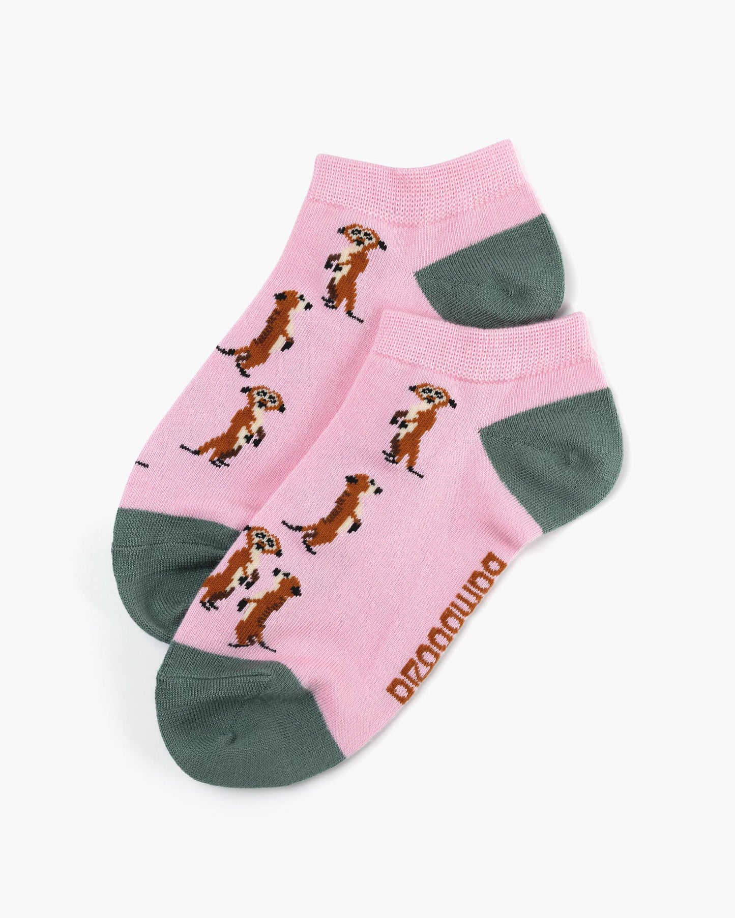 WOMENS MEERKAT BAMBOO PED SOCK