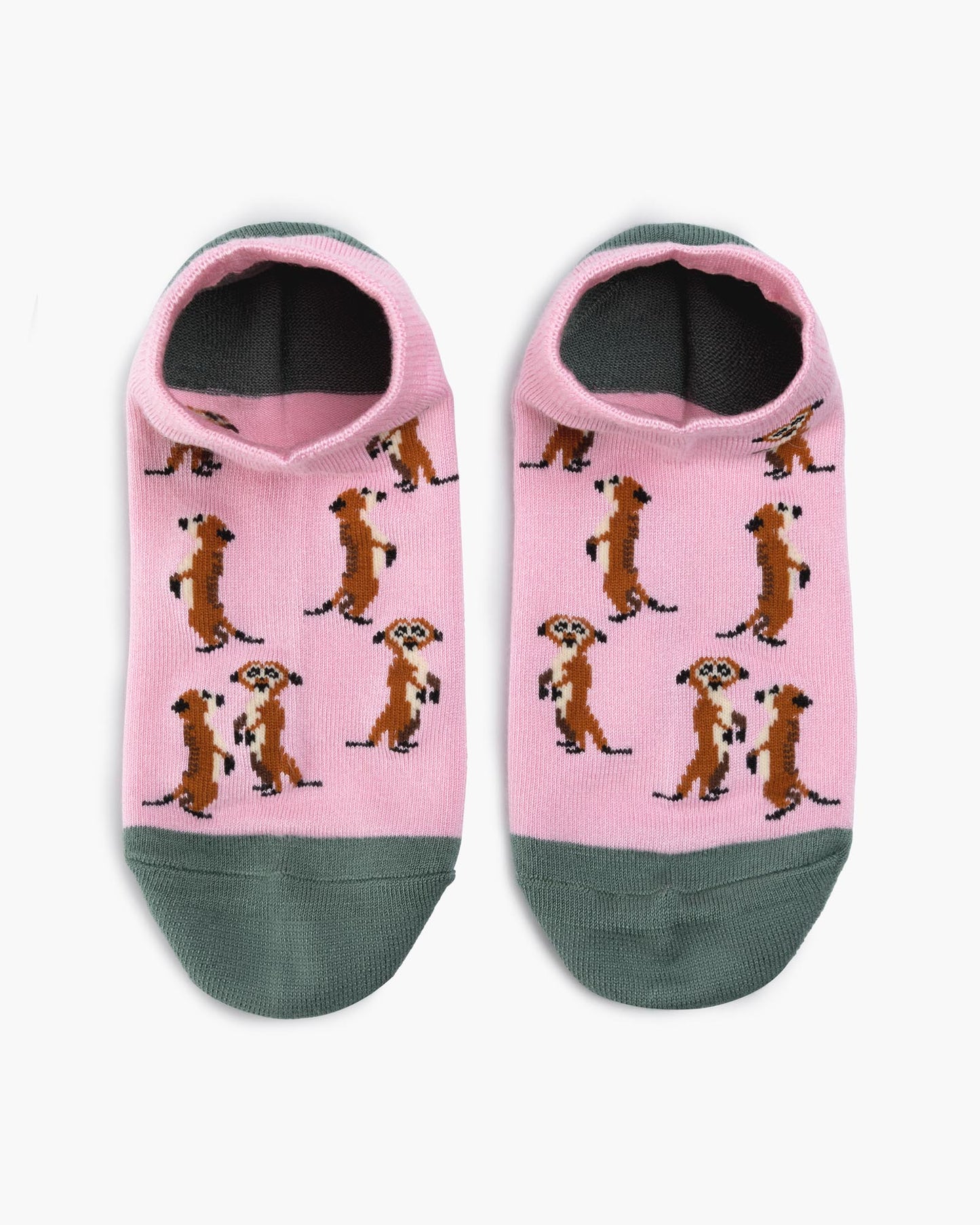 WOMENS MEERKAT BAMBOO PED SOCK