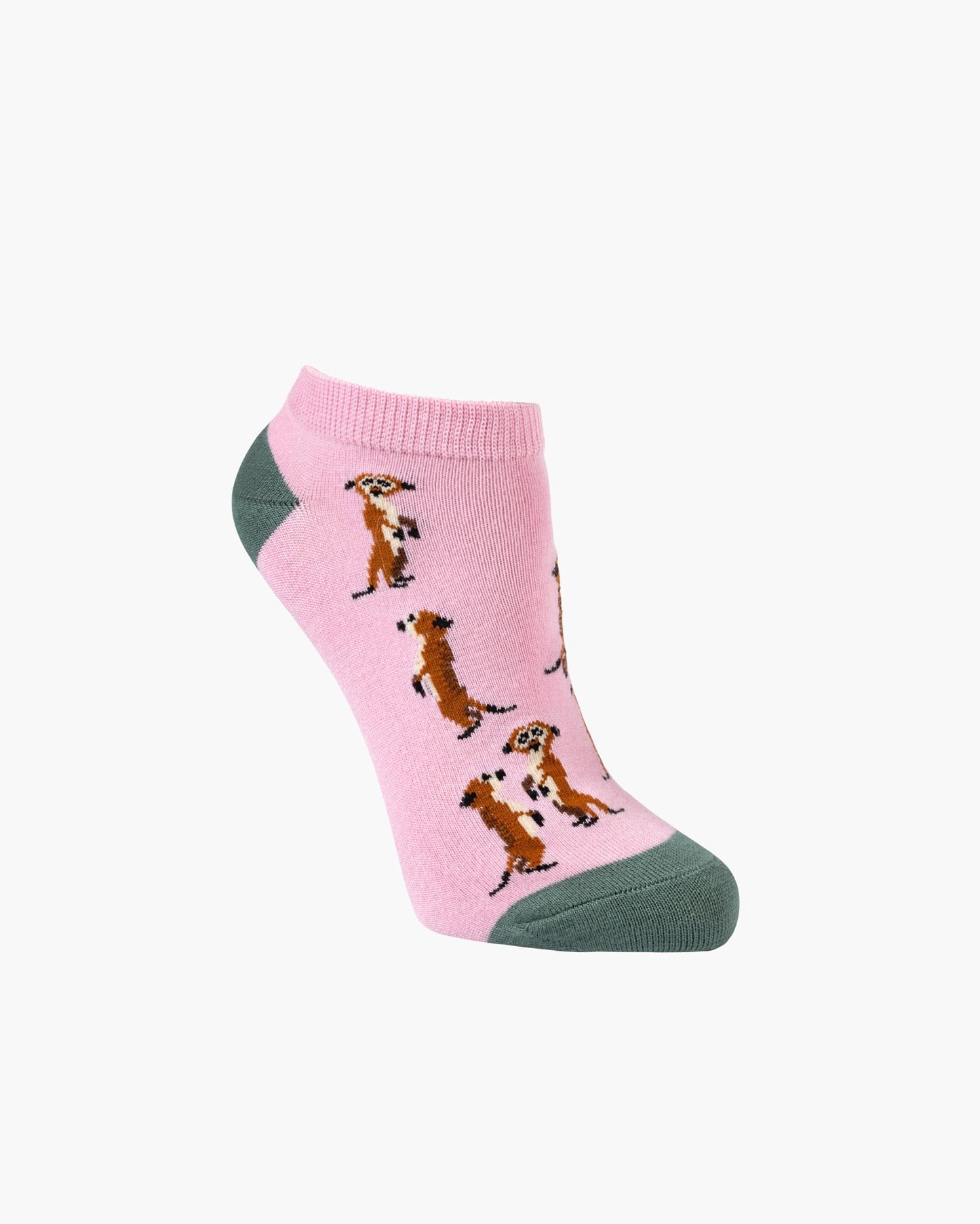 WOMENS MEERKAT BAMBOO PED SOCK