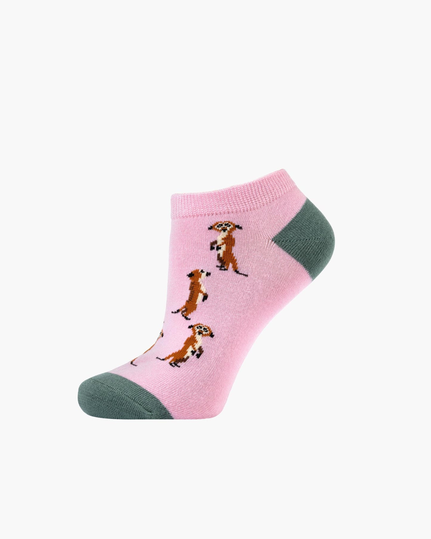 WOMENS MEERKAT BAMBOO PED SOCK