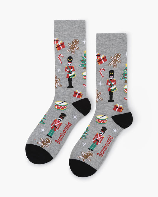 MENS NUTCRACKER BAMBOO SOCK
