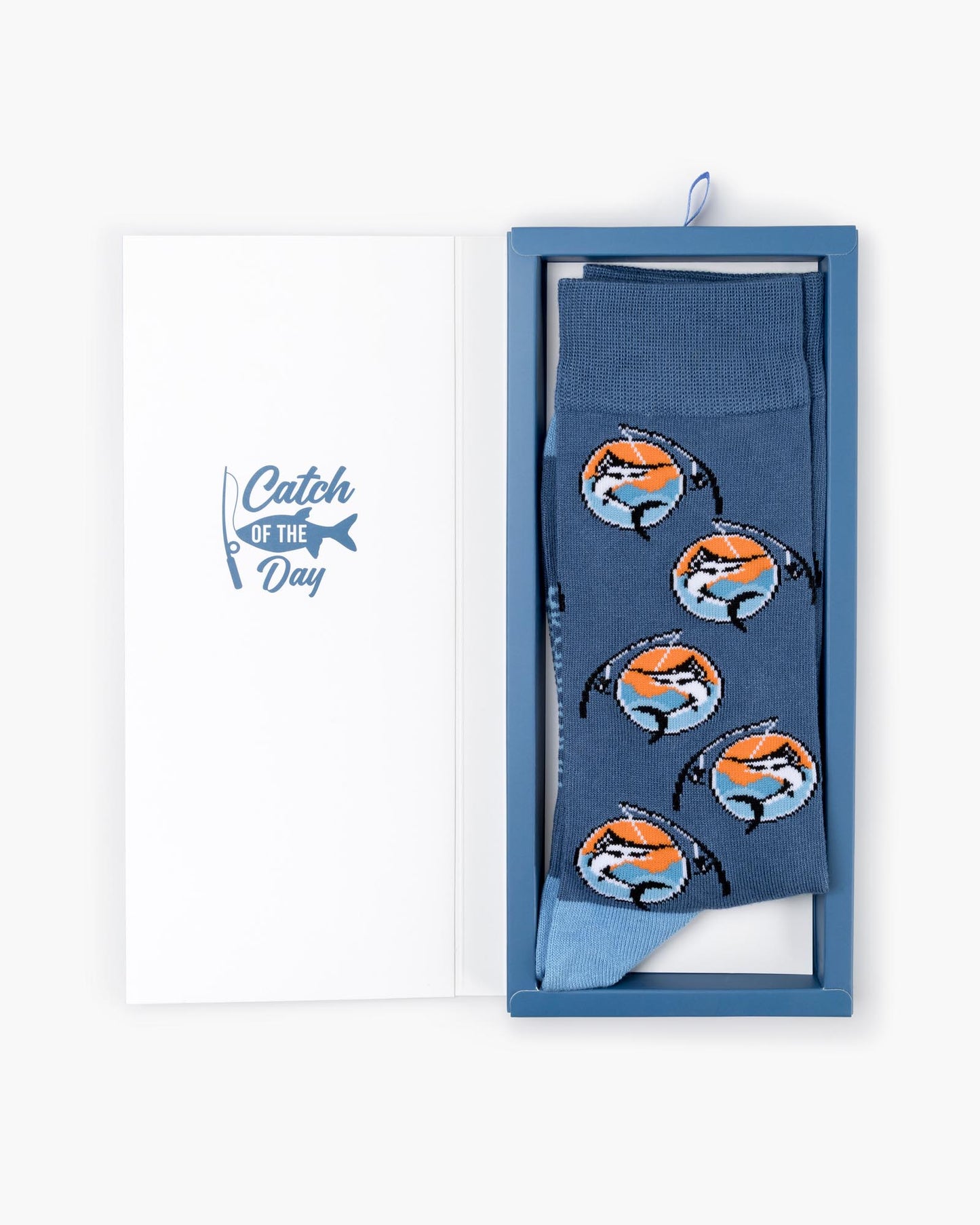 MENS REEL COOL CATCH BAMBOO SOCK CARD