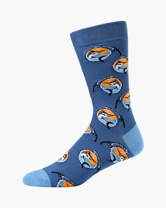 MENS REEL FISHING BAMBOO SOCK