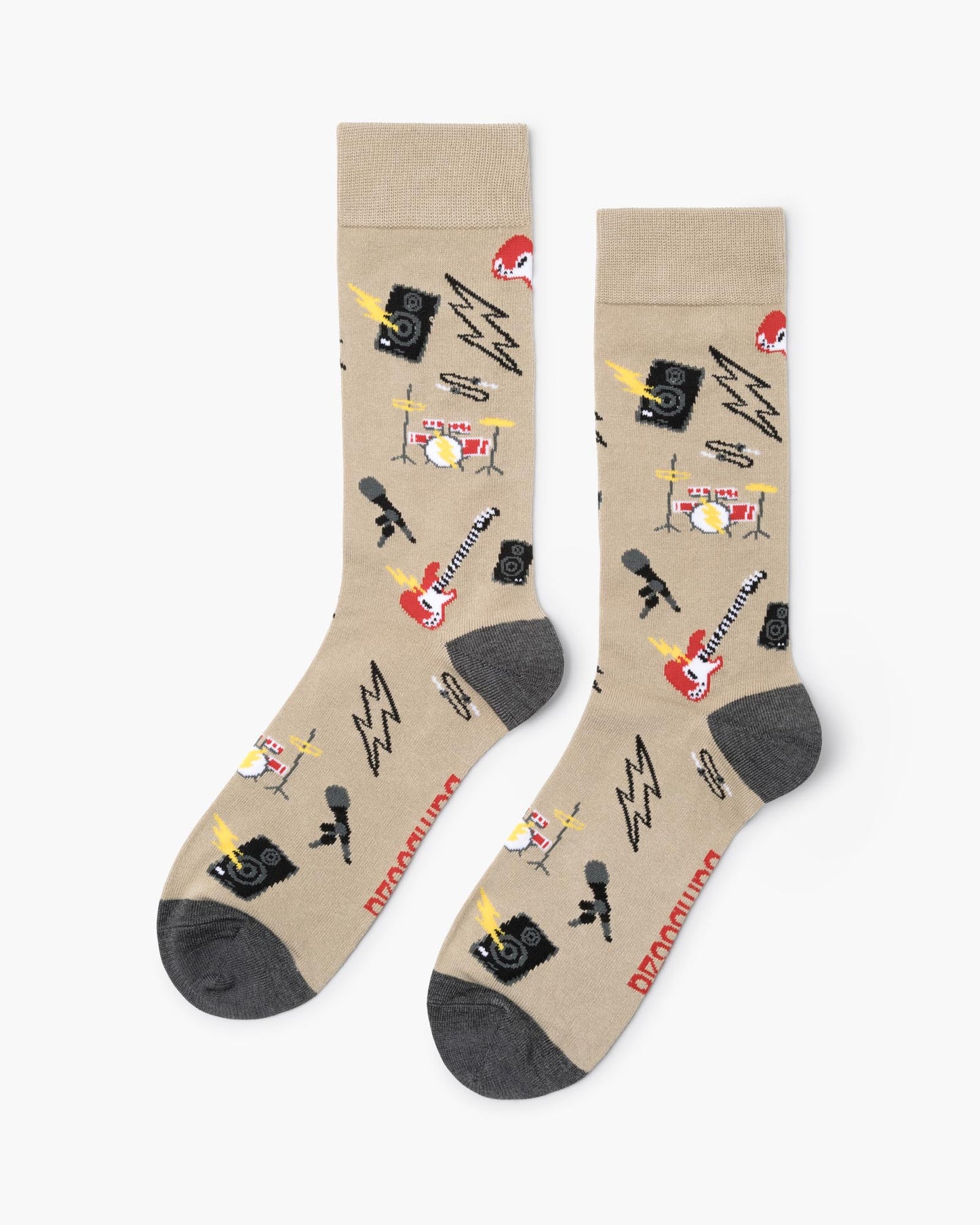 MENS ROCK BAND BAMBOO SOCK
