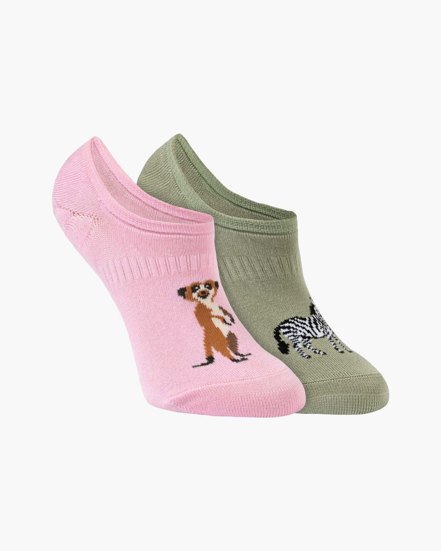 WOMENS SAFARI 2PK BAMBOO INVISIBLE SOCKS