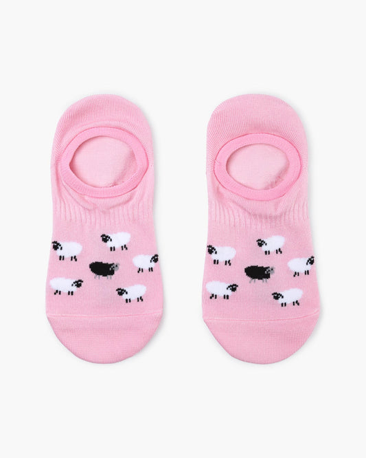 WOMENS SHEEP BAMBOO SECRET SOCK