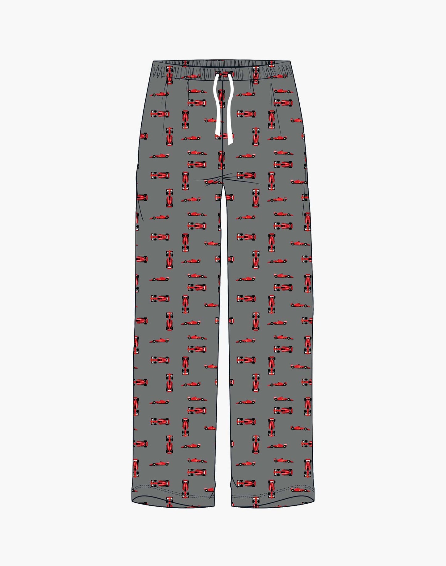 MENS F1 RACE CAR BAMBOO JERSEY SLEEP PANT