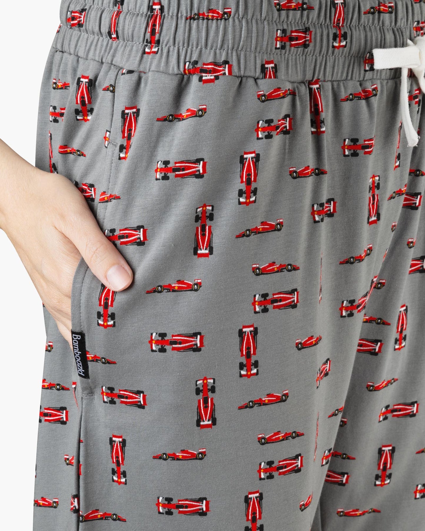 MENS F1 RACE CAR BAMBOO JERSEY SLEEP SHORT