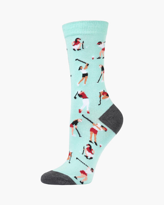 WOMENS TEE IT HIGH BAMBOO SOCK