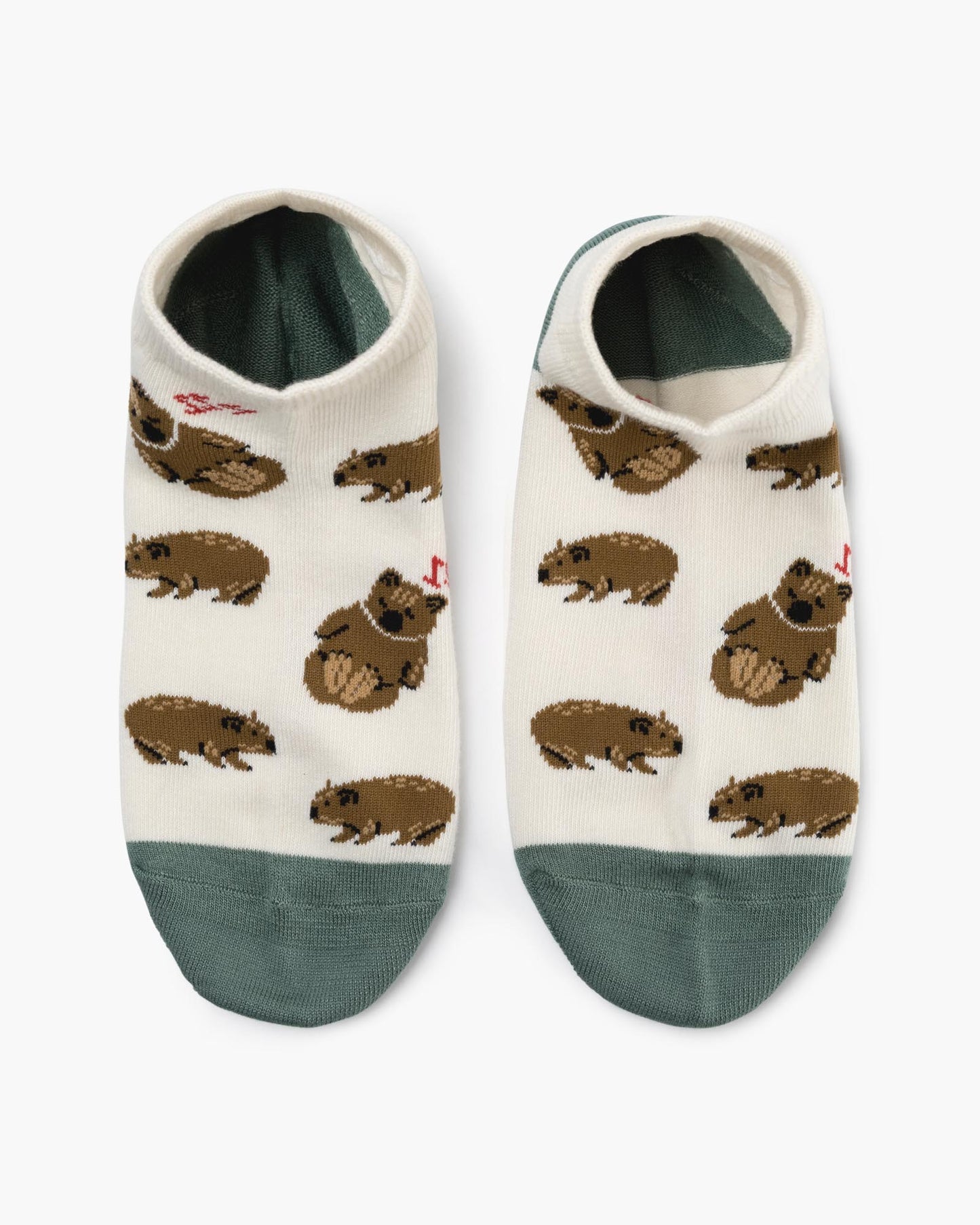 WOMENS WALLY WOMBAT BAMBOO PED SOCK