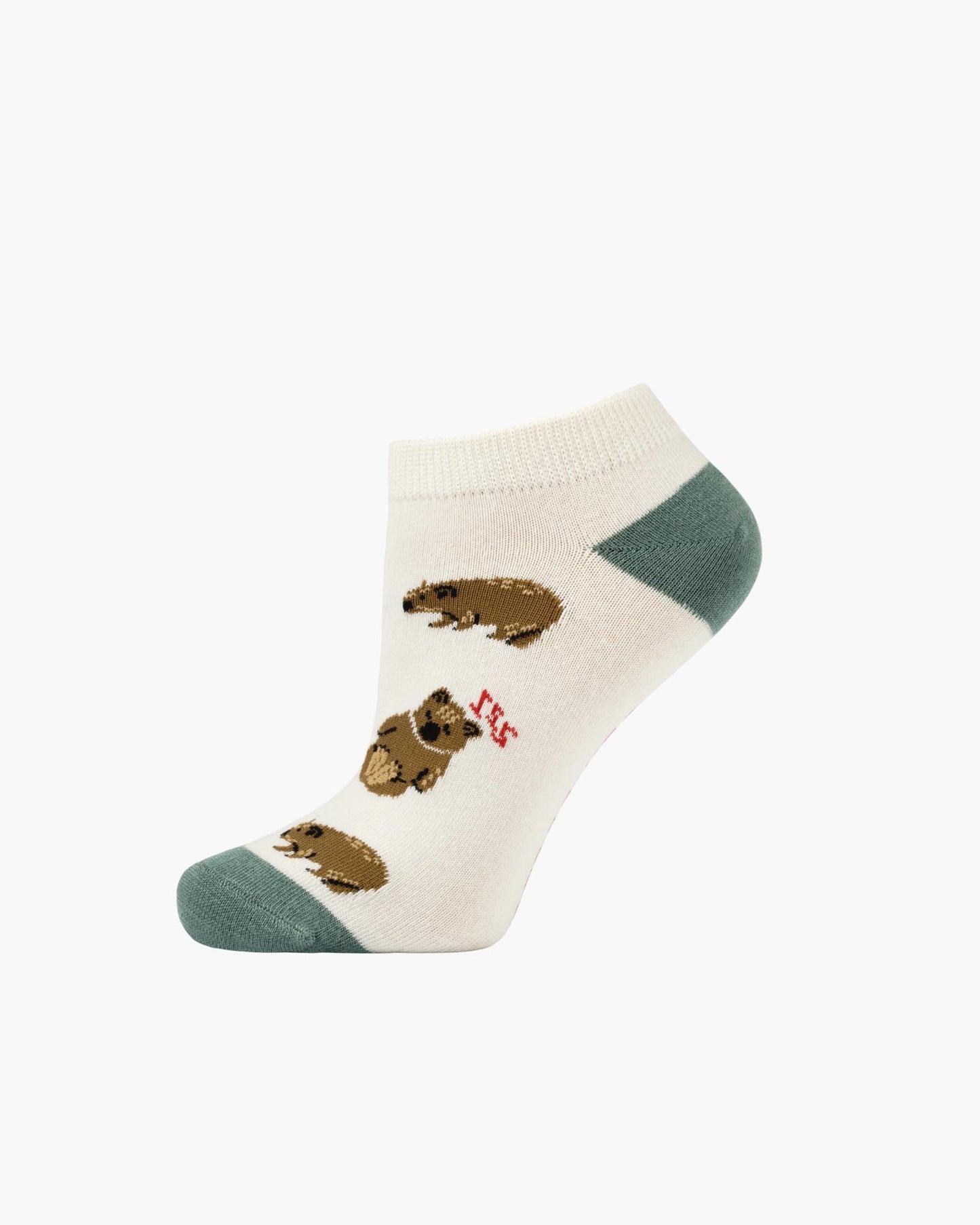 WOMENS WALLY WOMBAT BAMBOO PED SOCK