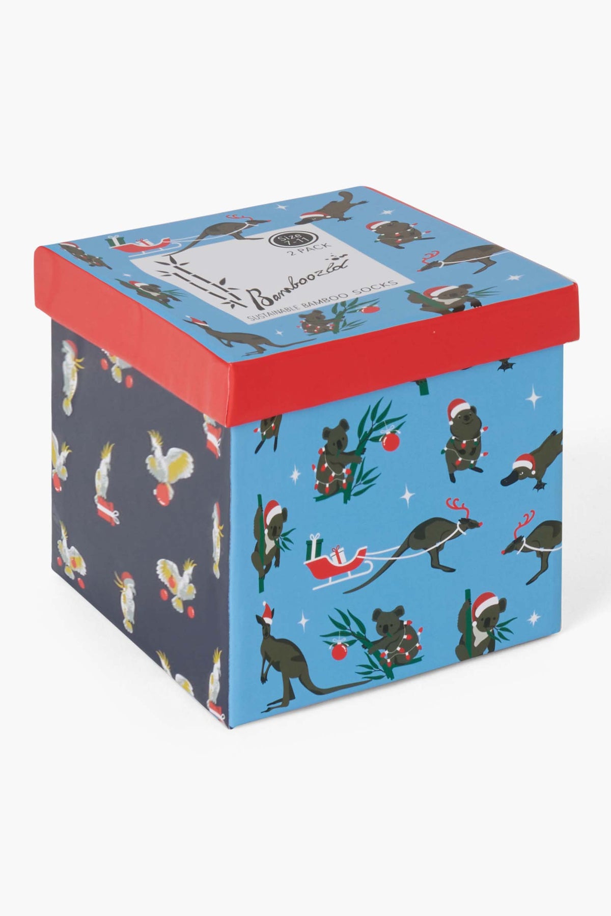 MENS AUSSIE ANIMAL HOLIDAYS 2PK GIFT BOX