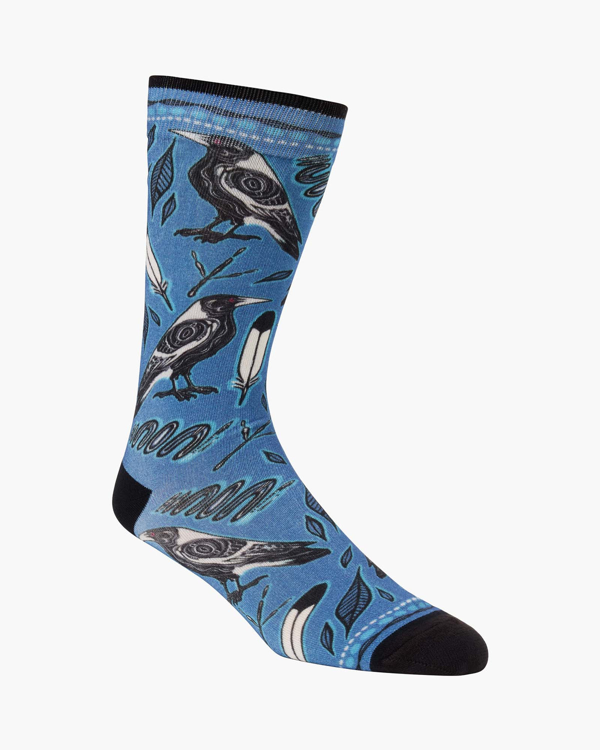 MENS NATIVE MAGPIE BAMBOO SOCK