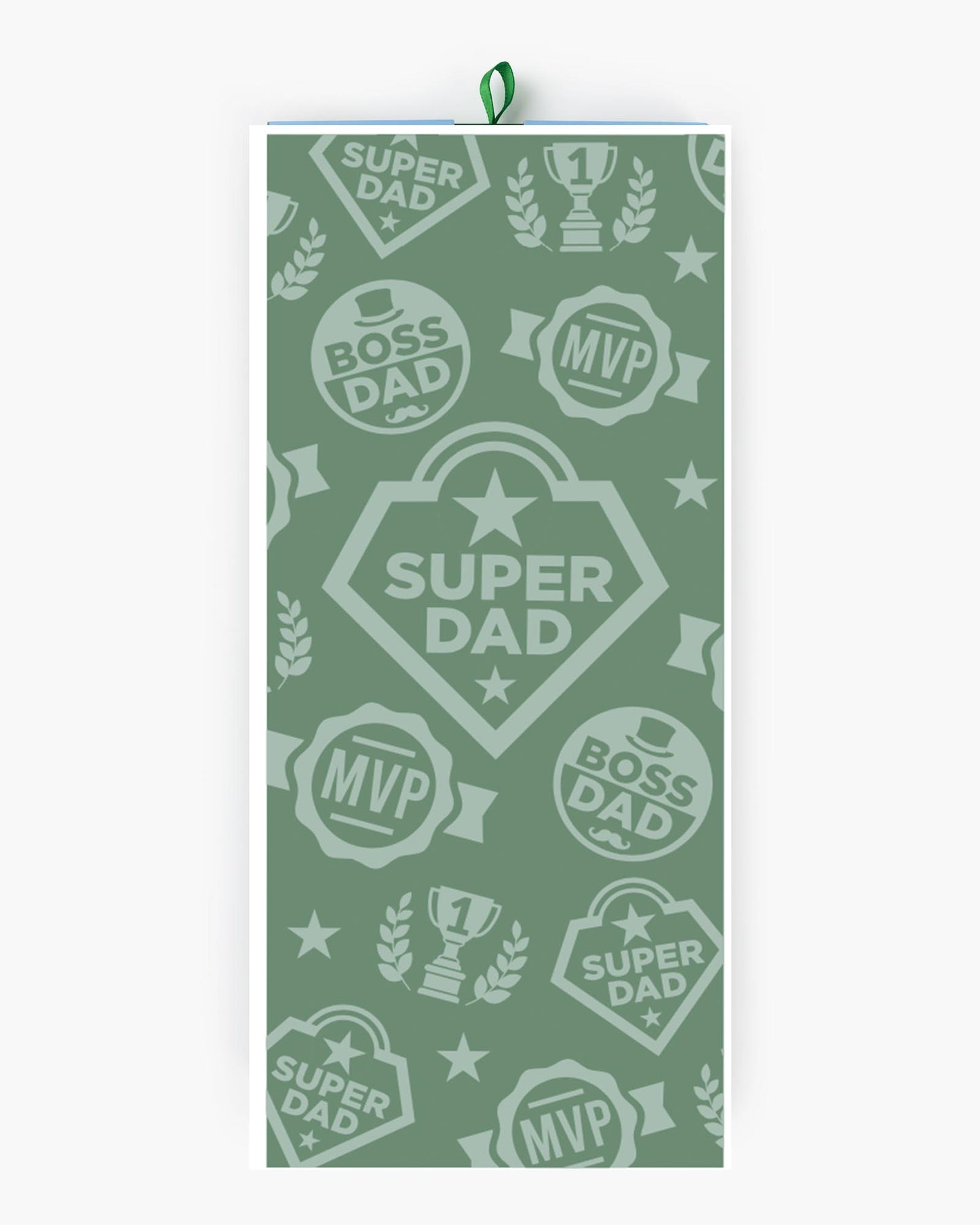 MENS SUPER DAD BAMBOO SOCK CARD