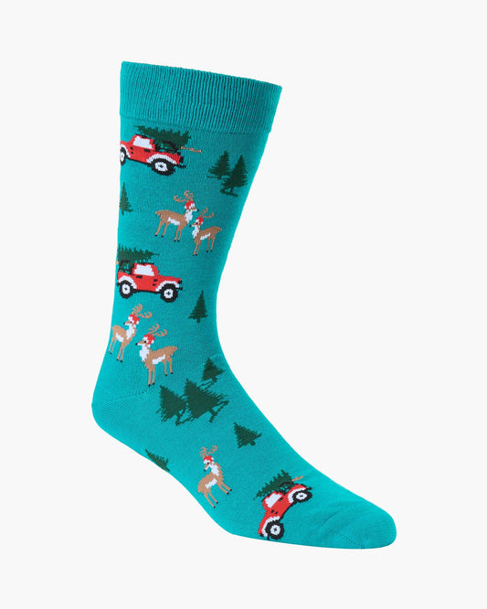 MENS TREE HUNT BAMBOO SOCK