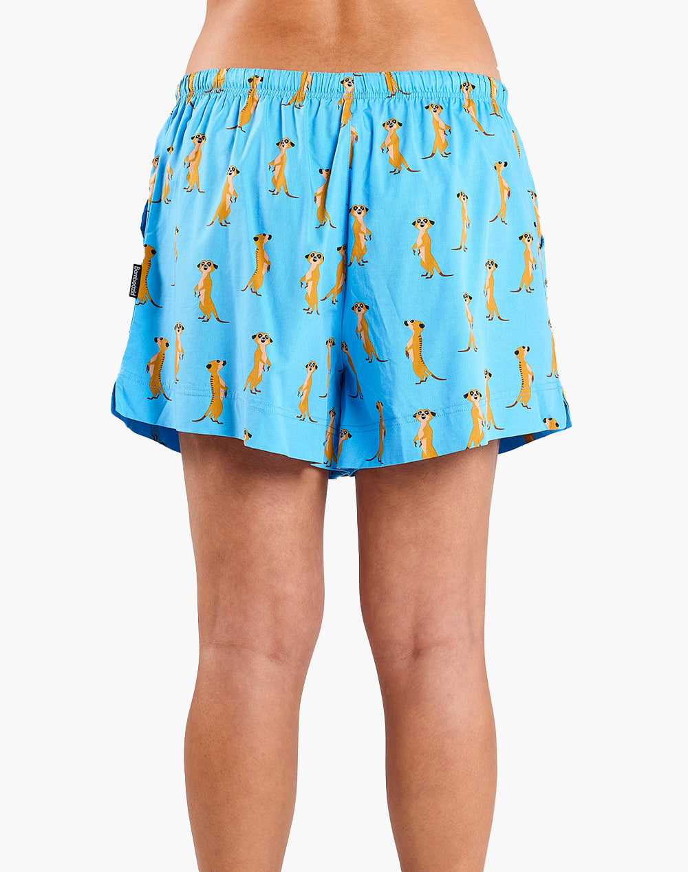 WOMENS MEERKAT BAMBOO WOVEN SLEEP MID SHORT