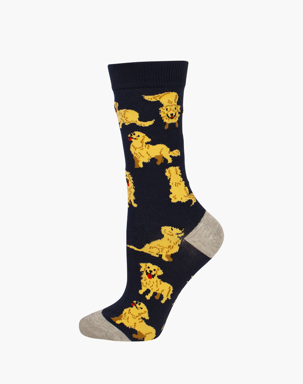 WOMENS GOLDEN RETRIEVER BAMBOO SOCK