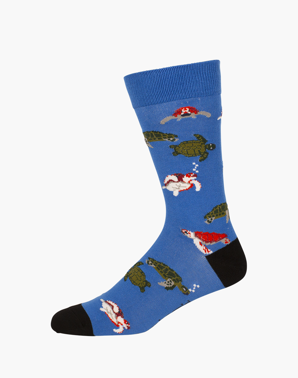 MENS SEA TURTLE BAMBOO SOCK