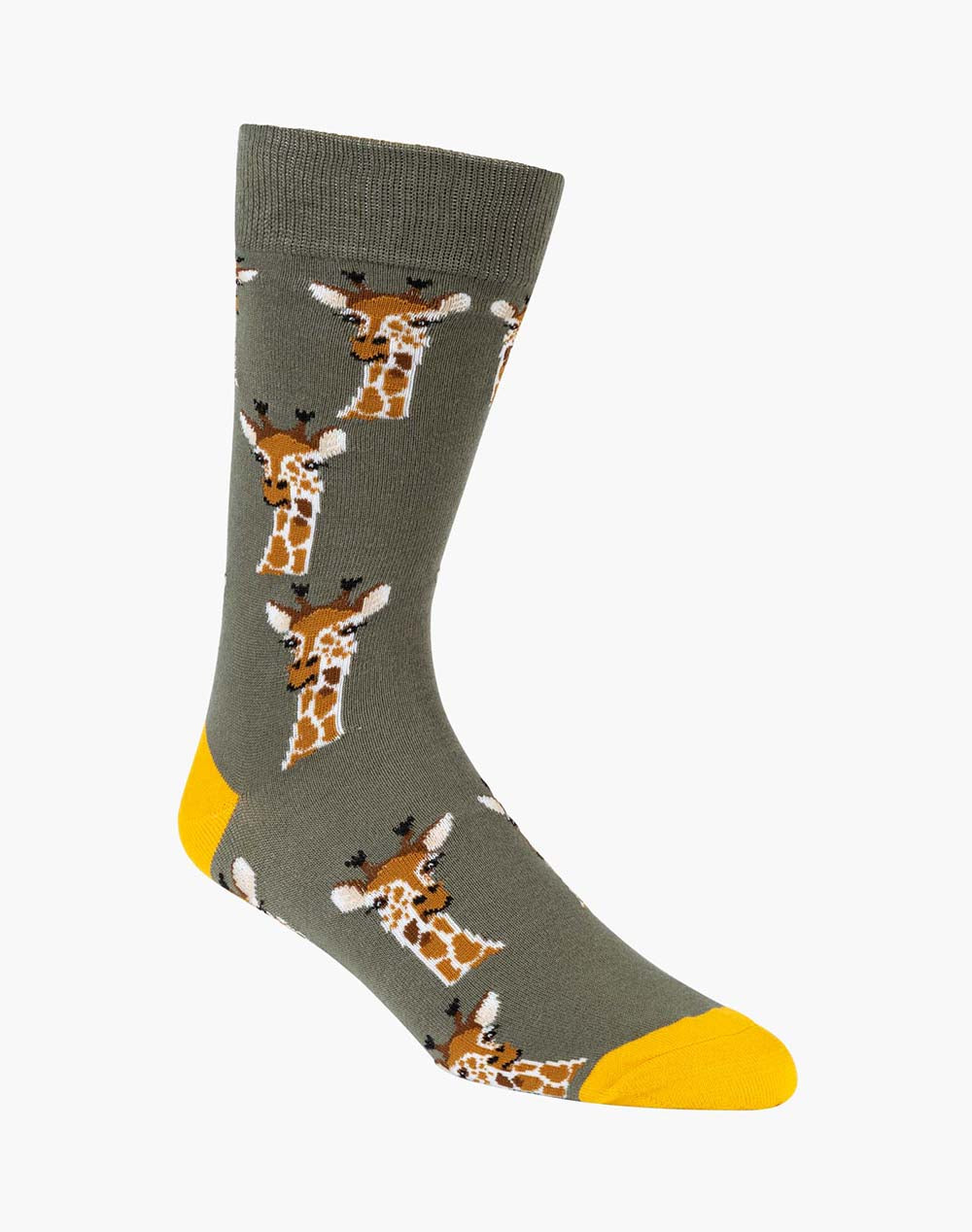 MENS GIRAFFE BAMBOO SOCK