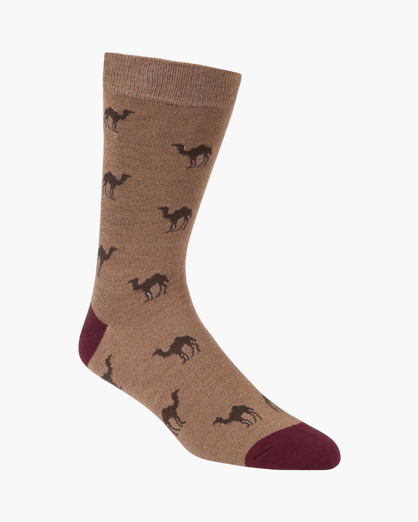 MENS CAMEL BAMBOO SOCK