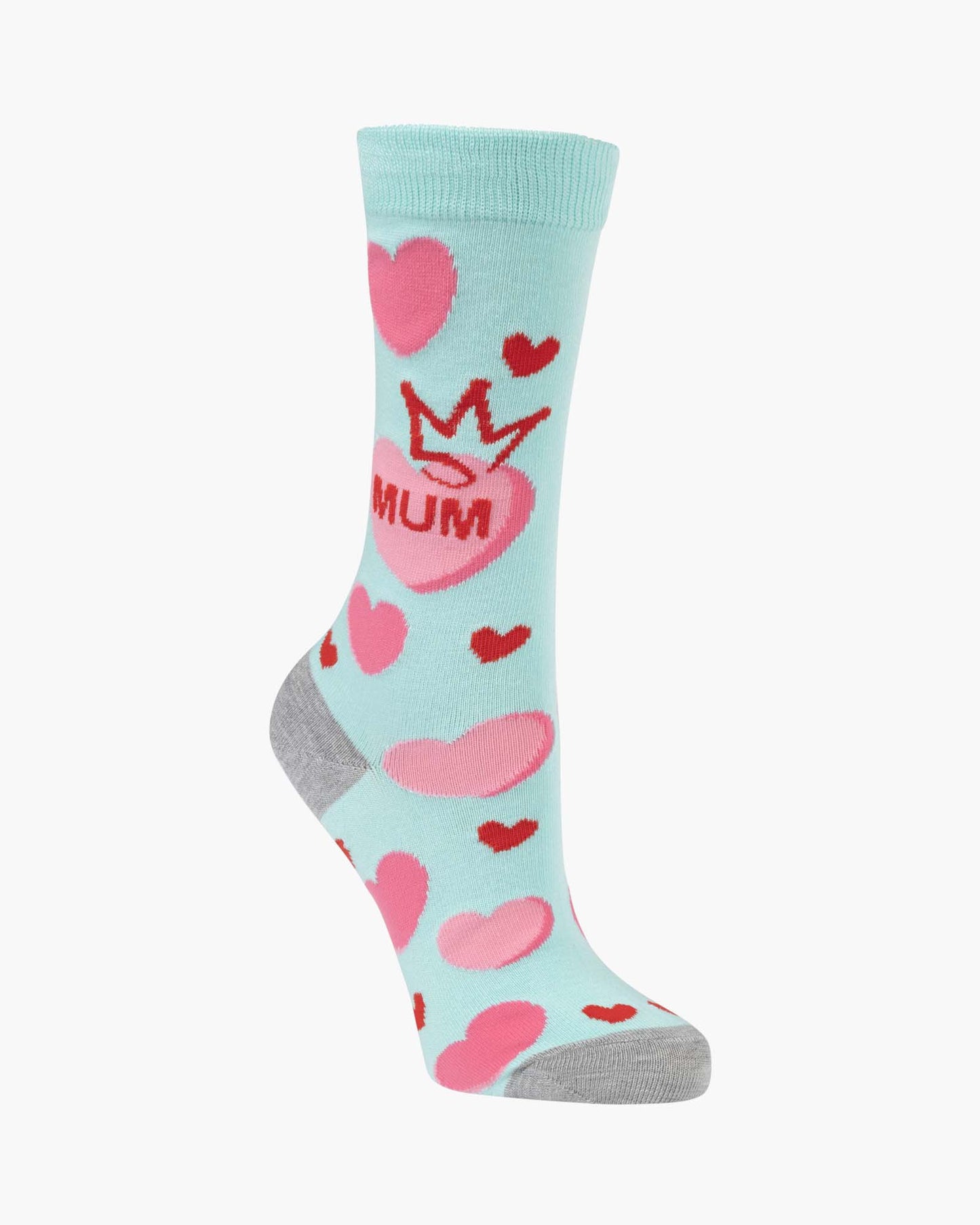 WOMENS HEARTS FOR MUM BAMBOO SOCK