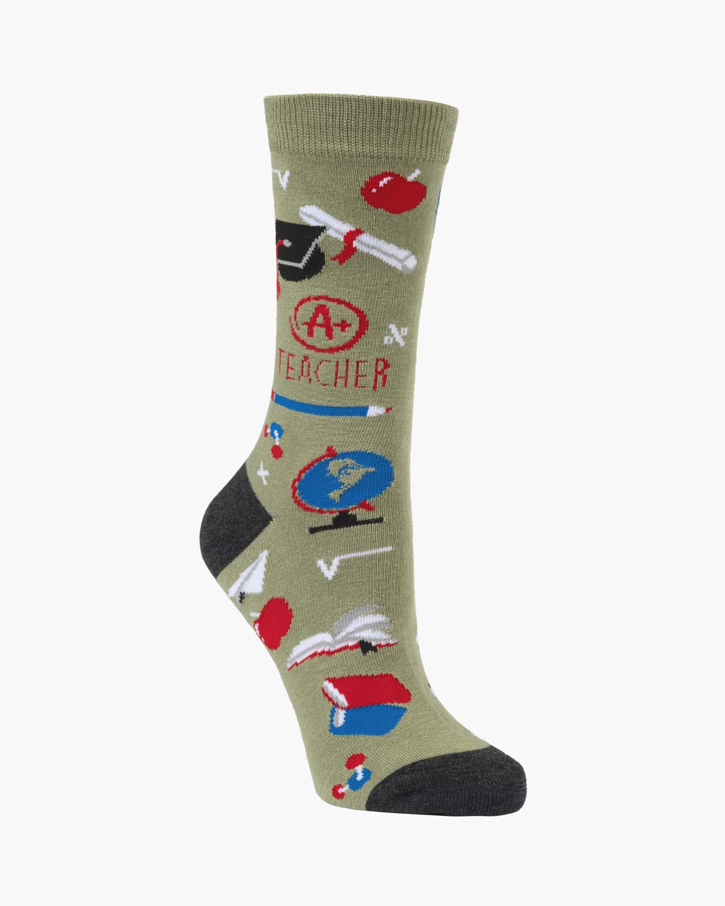 WOMENS TEACHER BAMBOO SOCK