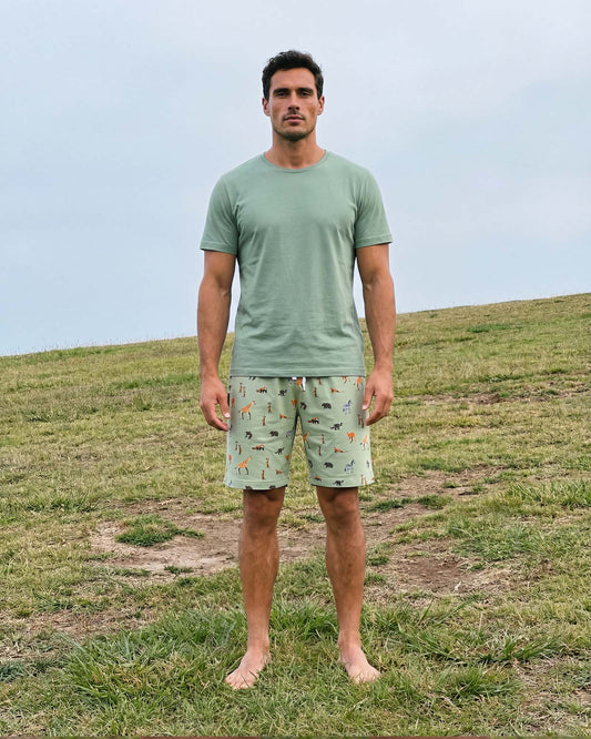 MENS SAGE BAMBOO SLEEP TEE