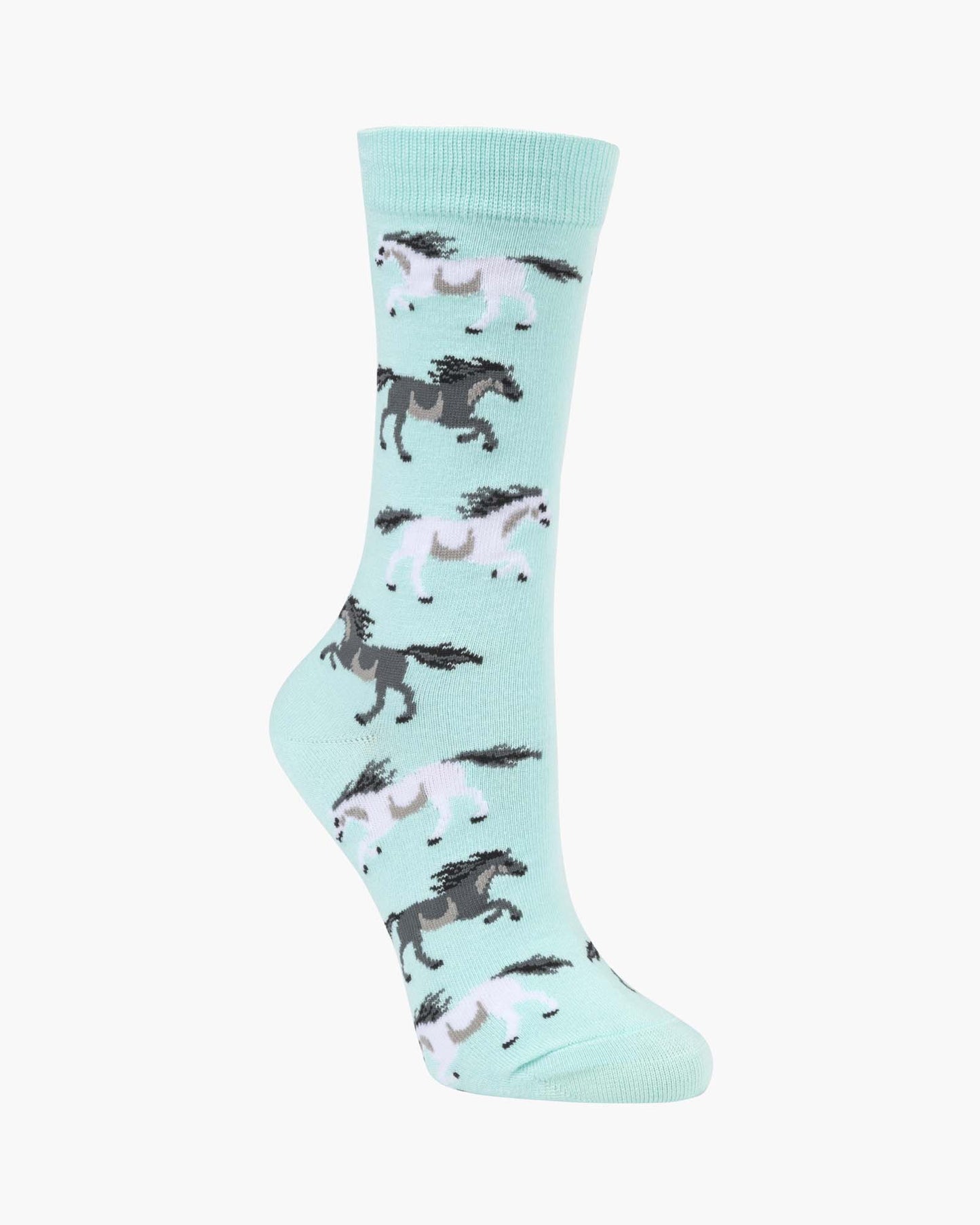 WOMENS WILD HORSES BAMBOO SOCK