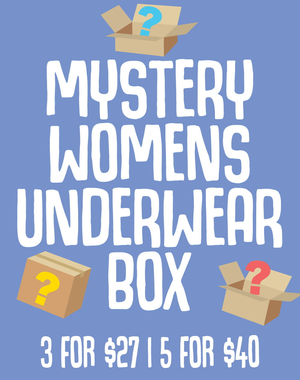 Mystery Women's Underwear Box
