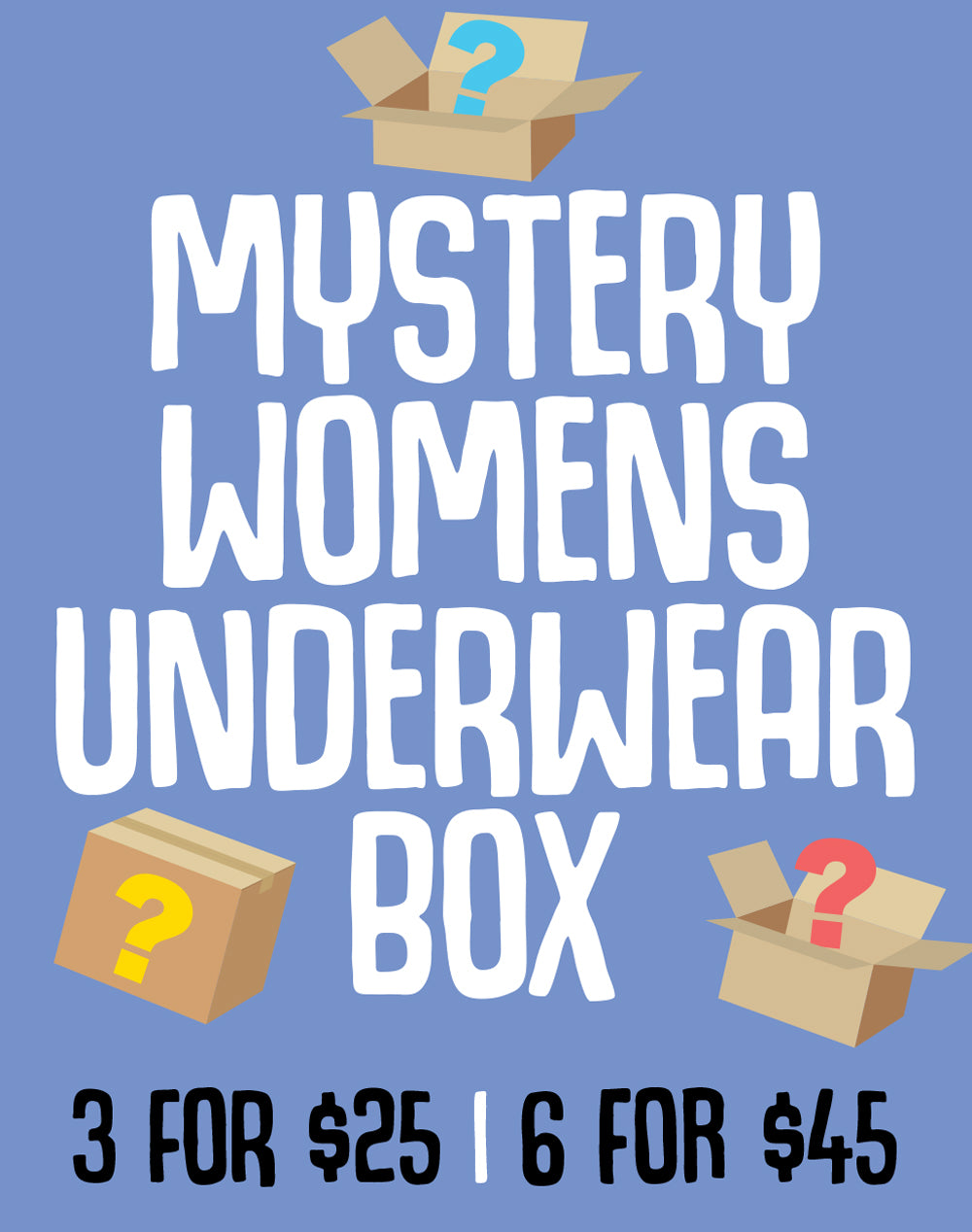 Mystery Women's Underwear Box