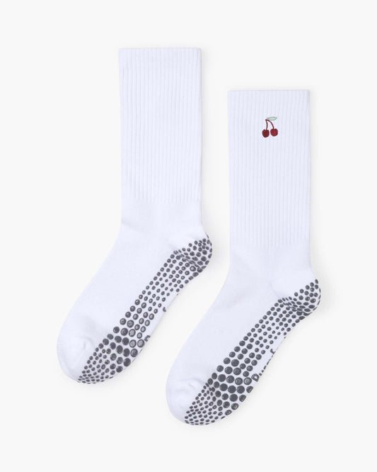 PILATES CHERRY GRIP CREW